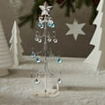 thumbnail image 2 of Mini Tabletop Metal Christmas Tree, Wrought Iron Ornament Display Stand, 11-Inch Desktop Xmas Tree, Christmas Decorations for Home, Office, and Tabletop Decor, 2 of 2