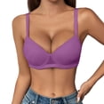 thumbnail image 2 of LIZUOJUN Under $4 Demi Push Up Bra for Women Full Coverage Lifting Bralettes Adjustable Strap Smooth Breathable Comfortable Wear Gentle Support Bras for Women, 70C, 2 of 9