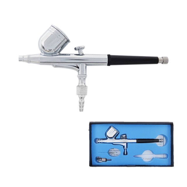 Mini kit de aerógrafo Irfora Mini kit de aerógrafo con tubo de goteo Aguja de 0,3 mm Taza de alimentación de caravidad de 2 ml Bolígrafo de aerógrafo para maquillaje Art Craft Nails Herramienta de mod Irfora Mini kit de aerógrafo