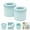 Blue, variant on 2 Pack Mini Ice Mold Set, Ice Maker Cups, Light Blue Round Ice Cube Molds with Wide Opening, Compact Freezer Ice Trays for Drinks, Coffee, Juice and Cocktails