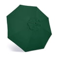 thumbnail image 4 of JIAN YA NA Replacement Outdoor Canopy Cover Patio Umbrella Parasol Top Cover (Green  & 2.7m 6 arm), 4 of 9