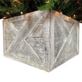thumbnail image 1 of Collier Carré 23 Pouces Blanc Naturel pour Arbre de Noël, 1 of 1