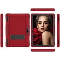 thumbnail image 4 of Kebiory for Pritom M10 Inch Case, Heavy-Duty Drop-Proof Shock-Resistant Kids Friendly Protective case for QuntiCO Y10/Voger priorpad X100/Digiland Tablet DL1036/Gateway 10.1 HD Tablet (Red+Blue), 4 of 6