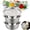 9.4in, variant on Fast Prep Slicer Bowl, 3-In-1 Stainless Steel Grater Bowls, 3 In 1 Multipurpose Drain Basket Grater Basin Bowl For Kitchen, Keeping Workspace Clean