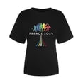 thumbnail image 4 of YDLCAFD T-Shirt à Manches Courtes Col Rond Imprimé Mignon Mode Décontractée pour Femmes de Pâques, 4 of 7