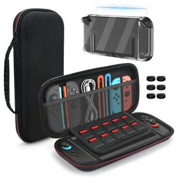 EEEkit 13-in-1 Accessories Bundle Fit for Nintendo Switch 2, with Carrying Case, Protective Case, Screen Protector, Joy-Con Covers and Thumb Stick Caps