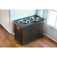 thumbnail image 3 of New Age Pet® ECOFLEX® Piedmont Elevated Dog Feeder, Two 32 ounce Bowl Design and Storage, 3 of 11