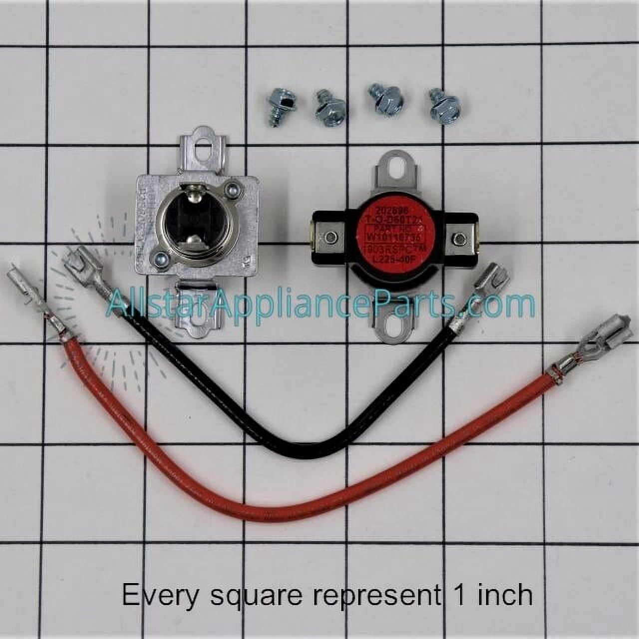 Whirlpool Dryer Thermal Fuse Kit R9900489