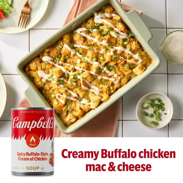 pack) Campbell's Condensed Spicy Buffalo-Style Cream of Chicken