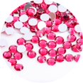 thumbnail image 1 of 1440 piezas SS20 0.197 in diamantes de imitación planos para uñas, manualidades, purpurina, gemas redondas, cristales, ropa, zapatos (rojo rosa oscuro), 1 of 5