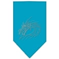 thumbnail image 2 of Dragon Rhinestone Bandana Turquoise Small, 2 of 2