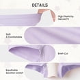 thumbnail image 5 of Balabala Girls 3-Pack Soft Cotton Briefs – Apple & Bunny Print Toddler & Kids Underwear, 5 of 6