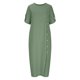 thumbnail image 5 of Largo Vestido de Verano Fluido con Botones, Ropa de Color Sólido, Longitud de Rodilla, Vestido Fluido Suelto para Mujeres con Bolsillos, 5 of 9