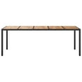 thumbnail image 5 of vidaXL Table All Weather Wicker Outdoor Furniture Patio table Poly Rattan, 5 of 12