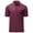 Wine Red, variant on SPEEDRUN Men's Reguar Fit Collared Pique Short Sleeve Casual Polo T-Shirts for Men