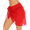 1 Pack Red, variant on Oudiya 2 Pack Women Beach Sarongs Sheer Chiffon Bikini Wrap Skirt Cover Ups for Swimwear, S-XXL