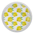 thumbnail image 1 of 4PCS Round Cartoon Lemon Cabinet Fluorescence Knob Glowing in the Dark Furniture Drawer Pulls Handle with Screws, 1 of 5