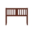 thumbnail image 2 of Pemberly Row Full Solid Wood Headboard with USB Charger in Walnut, 2 of 3