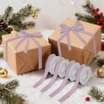 thumbnail image 7 of 5 Rolls Christmas Ribbon 1.5 inch Wide Decorative Ribbon for Gift Wrapping and Holiday Decorations Cartoon Mermaid Pattern, 7 of 7