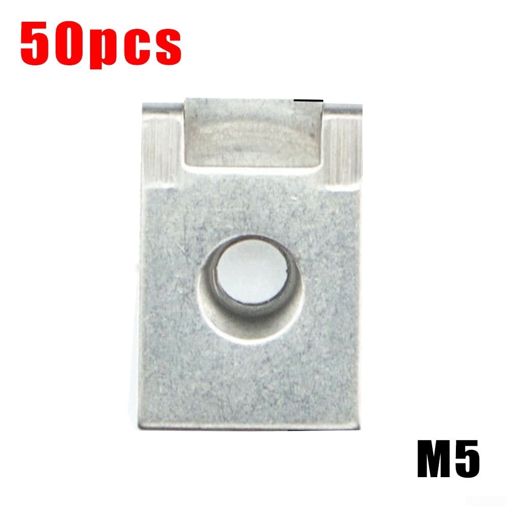 Clip U-Spring Nuts M5 M6 Clips Fairing Panel Speed Chimney Stainless-Steel 