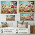 thumbnail image 4 of Designart "Meadow Bliss composition II" Modern Floater Framed Canvas Print, 4 of 7
