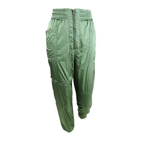 Free People Women's Tell Me About It Pants (XS, Olive Ash)