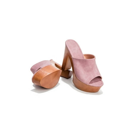 

UKAP Women s Slingback Platform Chunky Heel Sandals