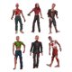 thumbnail image 5 of FELTECHELECTR 6 piezas de juguetes de broma de Halloween, accesorios de plástico para muñecos zombis, juguetes horribles, 5 of 7