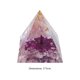 thumbnail image 2 of Pirámide Cristal Generador de Energía Árbol Piedra Curación Espiritual Rosa, 2 of 7