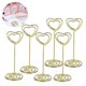 thumbnail image 2 of 12 Uds. Soporte alto para tarjetas, soporte para números de mesa, soporte para tarjetas de mesa, soportes para números de mesa con forma de corazón, Clips para notas y fotos, 2 of 8