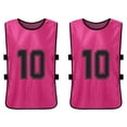 thumbnail image 4 of Chaleco 12PCS Kid's Football Pinnies Jerseys de fútbol de secado rápido Deportes juveniles Scrimmage Tomshoo Chaleco, 4 of 7