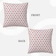 thumbnail image 3 of ZICANCN Rose Heart Pink Decorative Throw Pillow Covers, Bed Couch Sofa Decorative Knit Pillow Covers for Living Room Farmhouse, 24"x24", 3 of 8