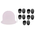 thumbnail image 1 of Tinte de Cabellero de Silicona Reutilizable Perfecl Gorra de Glaseado Rosa + 10 Uds., 1 of 8