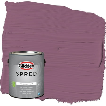 Glidden Spred Victorian Plum / Purple, Flat Interior Paint with Primer, 1 Gallon