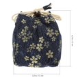 thumbnail image 2 of Decorative Teacup Pouch Travel Tea Tool Carrying Bag Teaware Storage Bag Teacup Container, 2 of 4