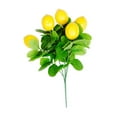 thumbnail image 3 of Rama de limón artificial Planta de limón falsa Elegante vívida con hojas realistas para Estilo A, 3 of 9