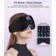 thumbnail image 3 of Máscara para dormir Bluetooth MUSICOZY 3D con auriculares, color negro, 3 of 8