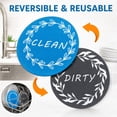thumbnail image 2 of Dishwasher Magnet Clean Dirty Sign, Double-Sided Clean/Dirty for Stainless Steel Dishwashers, Magnetic Home and Kitchen Gadgets(B), 2 of 6