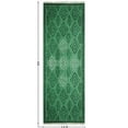 thumbnail image 3 of Casavani Cotton Handblock Printed Dhurrie Green Living Room Floor Carpets Outdoor Rug 10x16 feet, 3 of 7