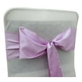thumbnail image 4 of Darling Souvenir Pack Of 10 Satin Chair Sashes Bow Sash For Wedding & Events Supplies Party Decoration Chair Cover Sash - Colors Available, 4 of 6