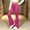 Hot Pink, variant on Girl's Flare Leggings High Waisted Stretchy Bell Bottoms for School Daily Wear Kids Dance Yoga Pants(Blue,5-6 Years)