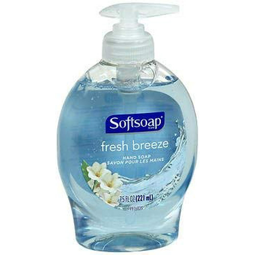 Liquid Hand Soap, 10 Pack Fresh Breeze 7.5 fluid ounces Softsoap