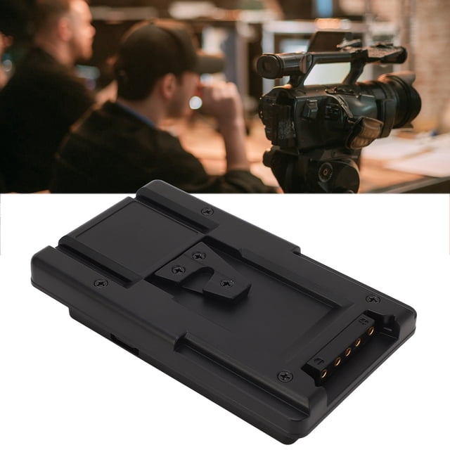 Adaptador de Cámara Placa V Adaptador de Montaje, Batería de Oro de Montaje de Oro eficiente ABSCA RESTENTE AL CALOR DE LA LA POTENCIA DE LA POTENCIA DEL TOQUE COMPACTA PARA