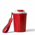 thumbnail image 3 of Toystoory Aspiradora de café de acero inoxidable, reemplazo portátil, boca ancha, parte inferior antideslizante, botella de agua para el hogar, taza con Teteras Rojo Toystoory  HA080458-05, 3 of 6