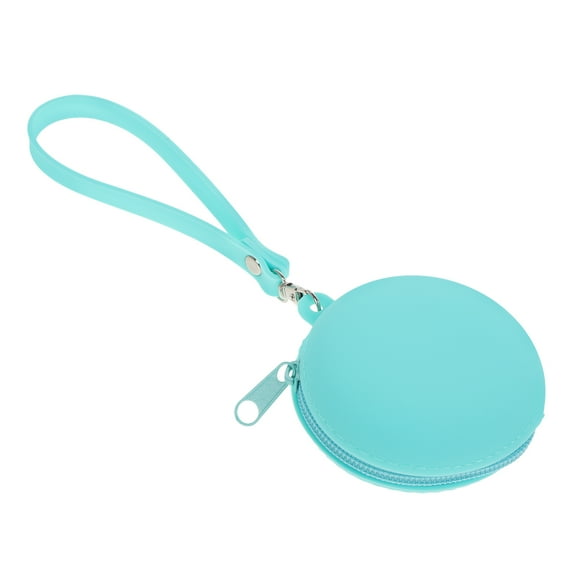 Zehuanyu  Coin Holder Pouch Silicone Headphone Case Station Trays Child Green