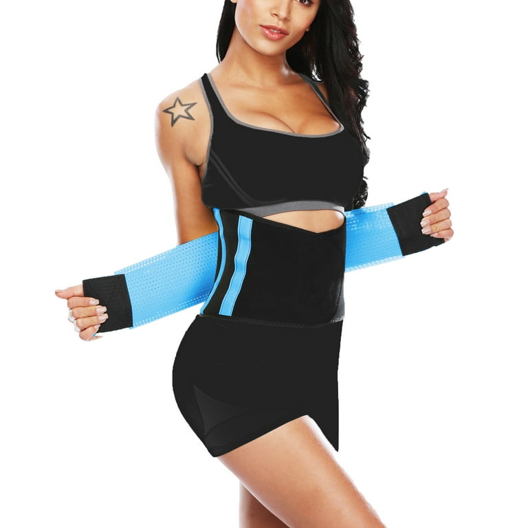MISS MOLY Women s Waist Trimmer Belt Sport Girdle Slimming Waist Training Sweat Belly Band Weight Loss Walmart