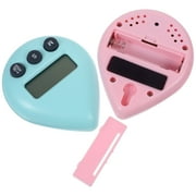 Kitchen Timer 2 Pcs Water Drop Batteries for Classroom Study Toothbrush Student