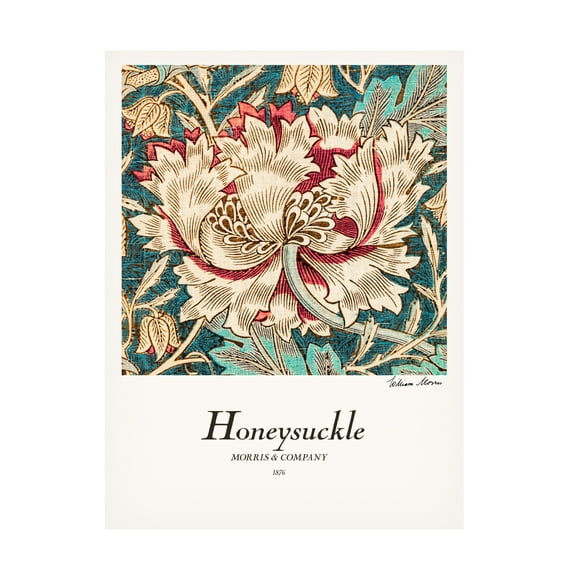 Trademark Fine Art Pictufy Honeysuckle Canvas Wall Art