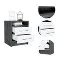 thumbnail image 4 of TUHOME Eter Table de Nuit Tables de Nuit en Bois d'Ingénierie en Multicolore, 4 of 7