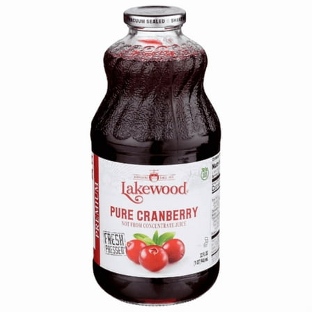 Lakewood Pure Cranberry Juice 32 fl oz - Pack of 3